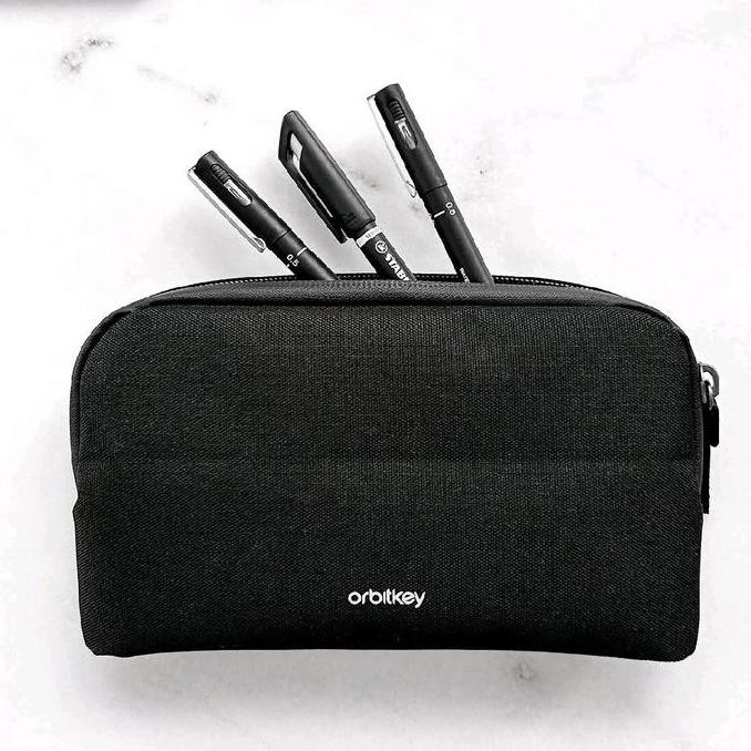 

BEBAS ONGKIR - Pencil Case Orbitkey Black Original Tempat Pensil Stationery
