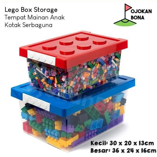 

Terlaris Lego Box Storage Tempat Mainan Anak Kotak Susun Serbaguna