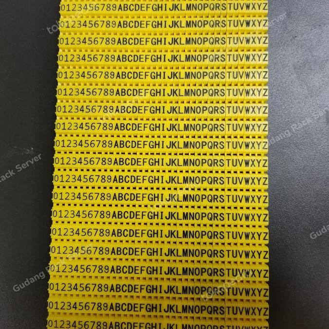 

TERBARU - label maker cable cat6A indoor and outdoor labeling