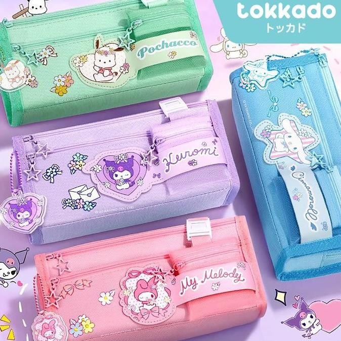 

TERLARIS - TOKKADO Sanrio Hime Pencil Case Original Kotak Pensil Anak Lucu Besar
