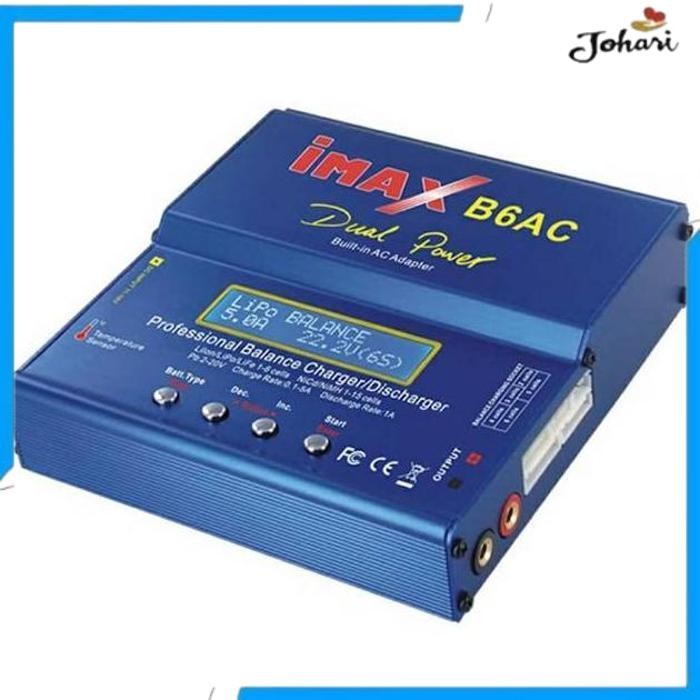 BARU IMAX B6AC CHARGER BATERAI LIPO DENGAN AC ADAPTER INTEGRATED