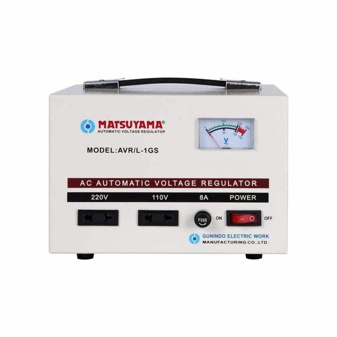 TERMURAH - Stabilizer Stavol AVR MATSUYAMA Stavolt 1000 Watt 1kva AVR/L-1GS