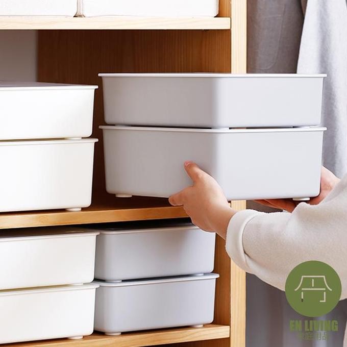 

Terlaris En Living 10 Grids Off-White Storage Box / Kotak Multifungsi