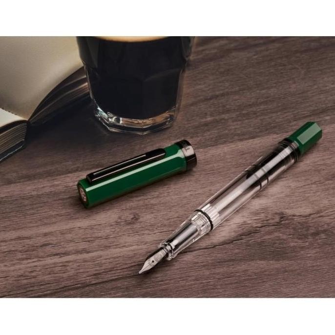 

TERBARU - TWSBI ECO Irish Green with Onyx Fountain Pen TWSBI