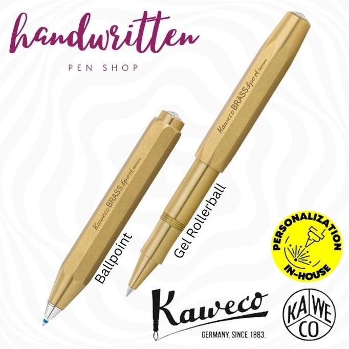 

NEW KAWECO Sport BRASS Ballpoint Pen / Pulpen