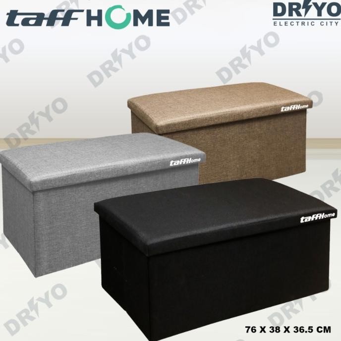 

Terlaris Sofa Lipat Kotak 76 X 38 X 36.5 Cm Penyimpanan Barang Besar Hitam Grey
