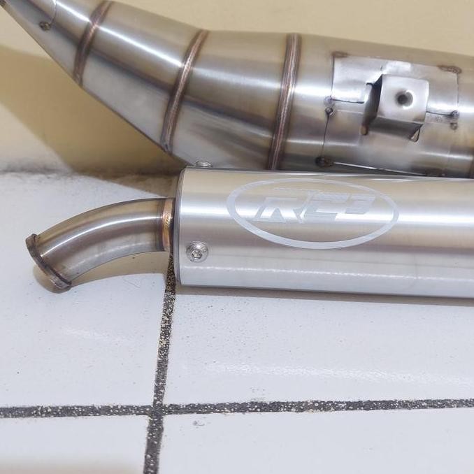 KNALPOT STAINLESS BUAT NINJA RR/ R UKURAN PERUT 39 SELENCER RC3