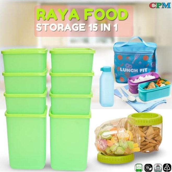 

Terlaris Cpm Raya Food Storage 15 In 1