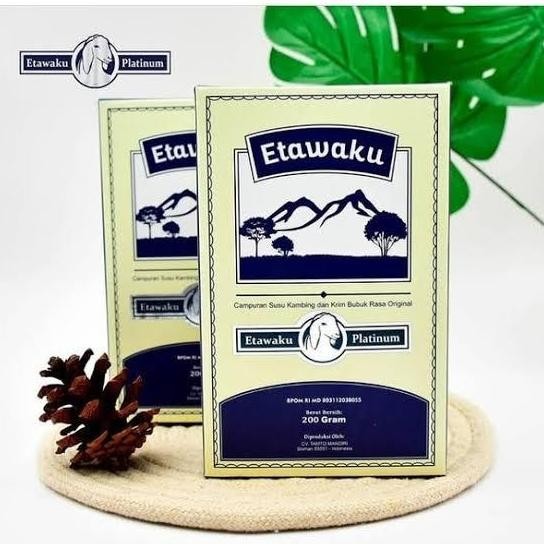 

Etawaku Platinum Susu Kambing Dan Krim Bubuk Rasa Original isi 200gram Asli Original