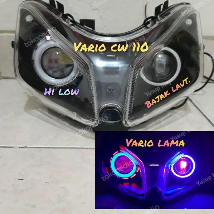 REFLEKTOR VARIO CW 110 HEADLAMP LAMPU PROJIE VARIO 110 LAMA