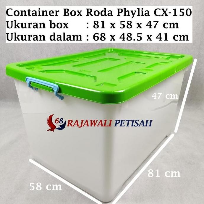 

Terlaris Phylia Container Box 150 Liter | Storage Box (By Gojek)