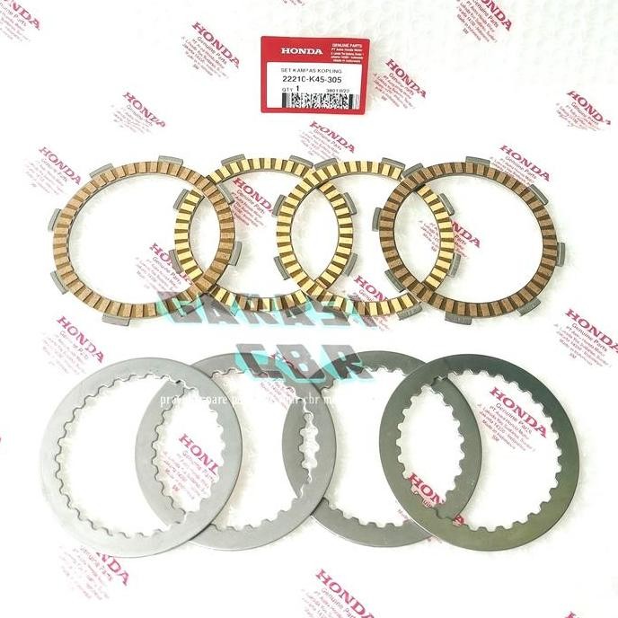 22210K45305-Kampas Kopling Set CBR -Set Disk Clutch CBR 150R K45N K45R