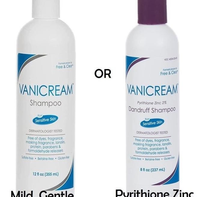 Vanicream Shampoo Sensitive Skin Fragrance Sulfate Free Anti Dandruff
