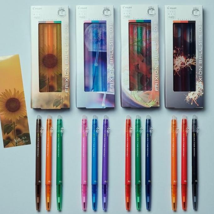 

BEBAS ONGKIR - Pilot FriXion Slim Summer Series Erasable Gel Ink Pen 0.38mm Tinta Bisa Dihapus Limited Edition