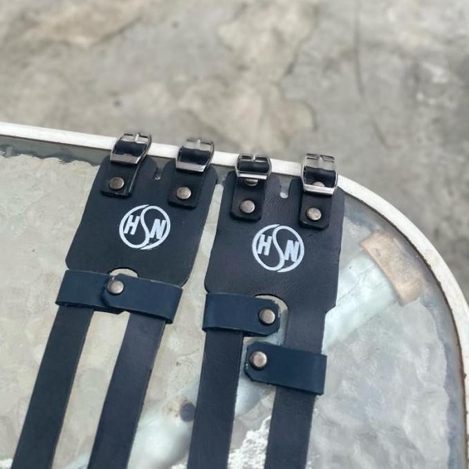 TERLARIS - Leather Strap Double Gate HSN untuk toeclip fixie atau fixed gear