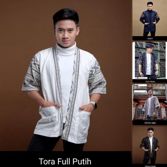 Tersedia Outer Tenun Cewek Cowok Luaran ishan Kimono Songket Batik Rompi Vest