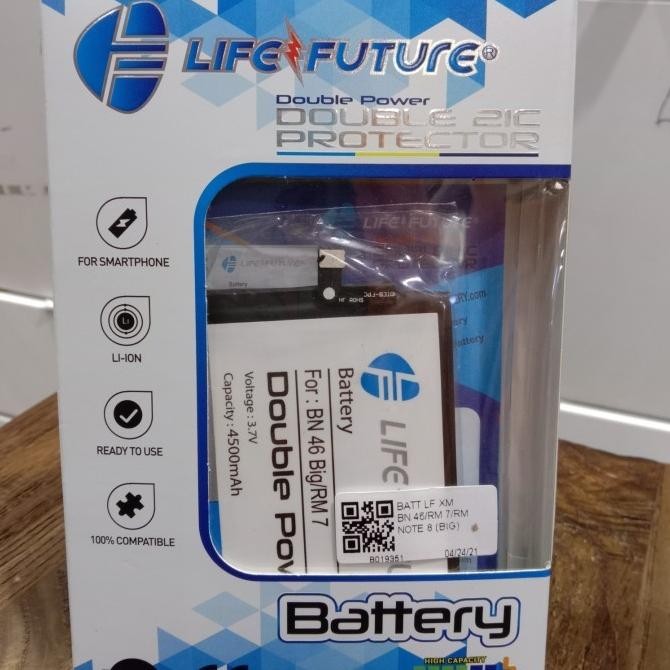 (Expert) BATRE DOUBLE POWER REDMI 7 / NOTE 8 BN46