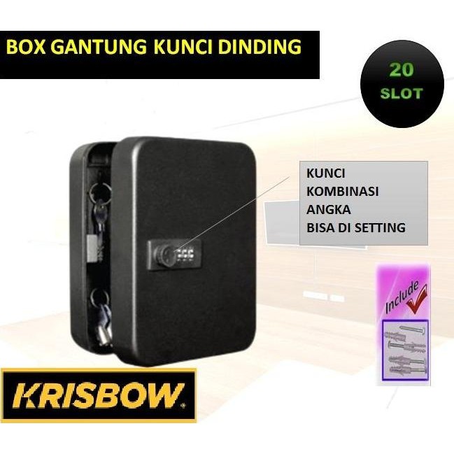 

Terlaris Key Box Tempat Kunci Besi Krisbow