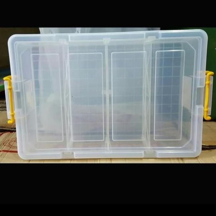 

Terlaris Container Box / Kotak Sekat 4 Sip 136 Shinpo Patriot Cb 19 Liter