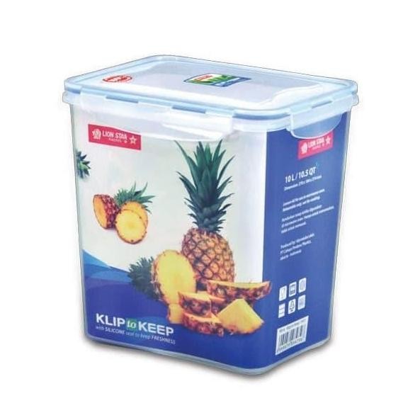 

Terlaris Kotak Penyimpanan Storage Box Klip To Keep 1603 Lion Star 10 Liter