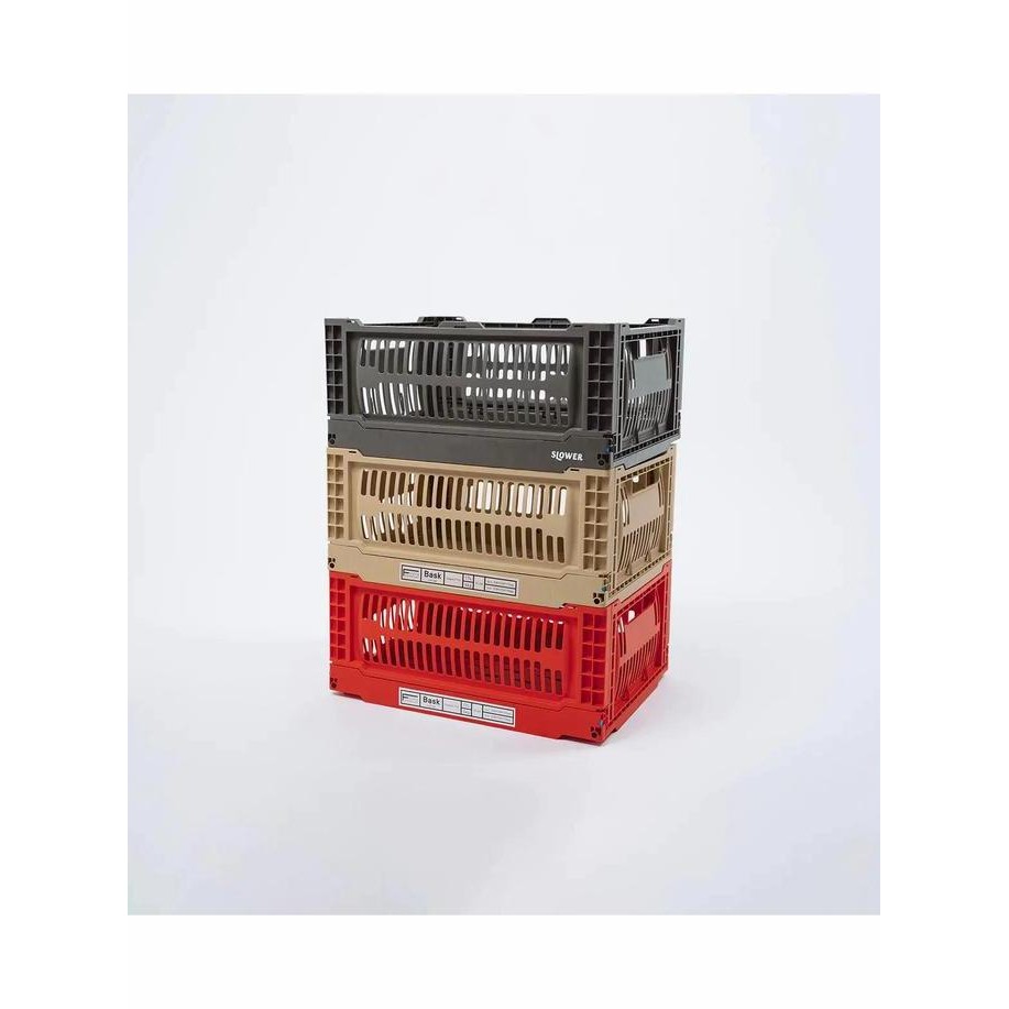 

Terlaris Slower Folding Container Bask Large Box Penyimpanan Multifungsi