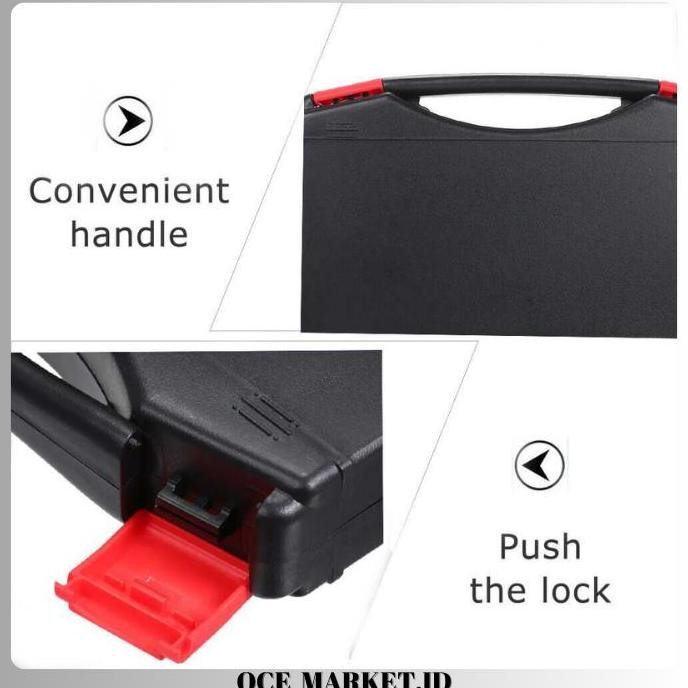 

Terlaris Kotak Perkakas Multifungsi Storage Tool Box Dengan Spons - Hitam