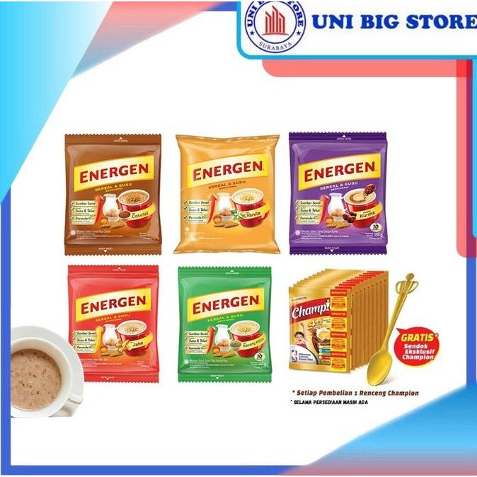 

(Expert) Energen Cereal Sereal Susu Vanila Jahe Coklat Kurma Kacang Hijau
