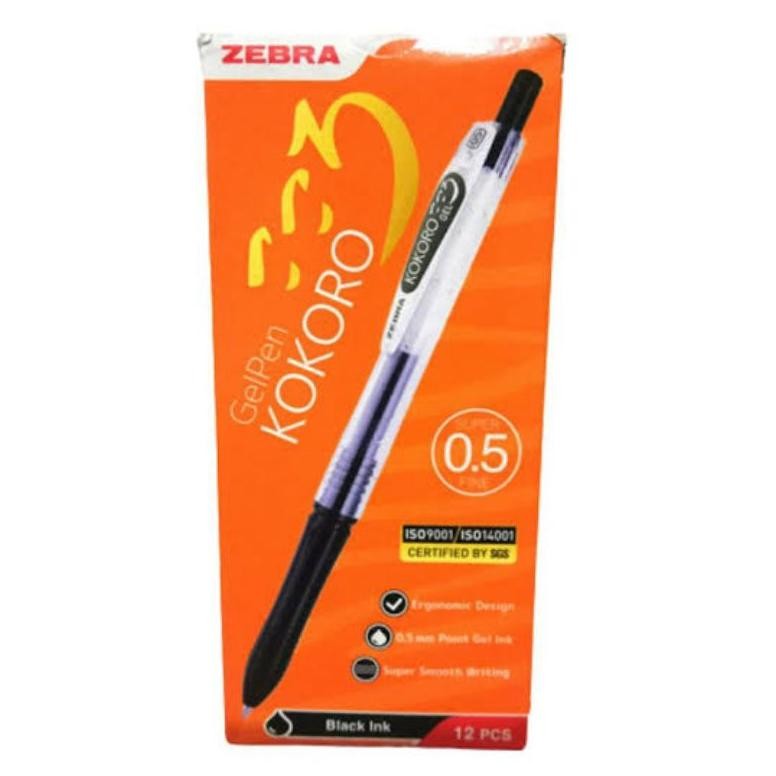 

PULPEN ZEBRA KOKORO 0.5mm GEL PEN (1PAK/12PCS)