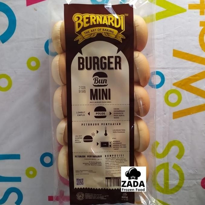 

(Expert) bernardi roti burger mini polos 20pcs