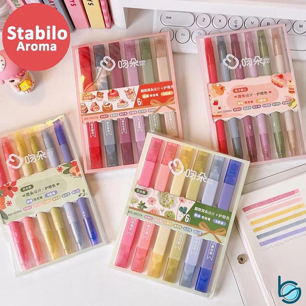 

Highlighter Kualitas Bagus/Stabilo 6 Warna/Set Berpenampilan Menarik - Best Stationary
