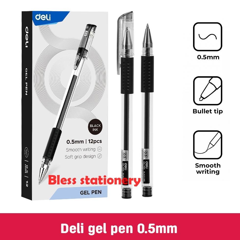 

Deli pulpen gel pen 0.5 mm gel ink pen gel pena gel bolpoin gel ballpoint gel 0.5mm