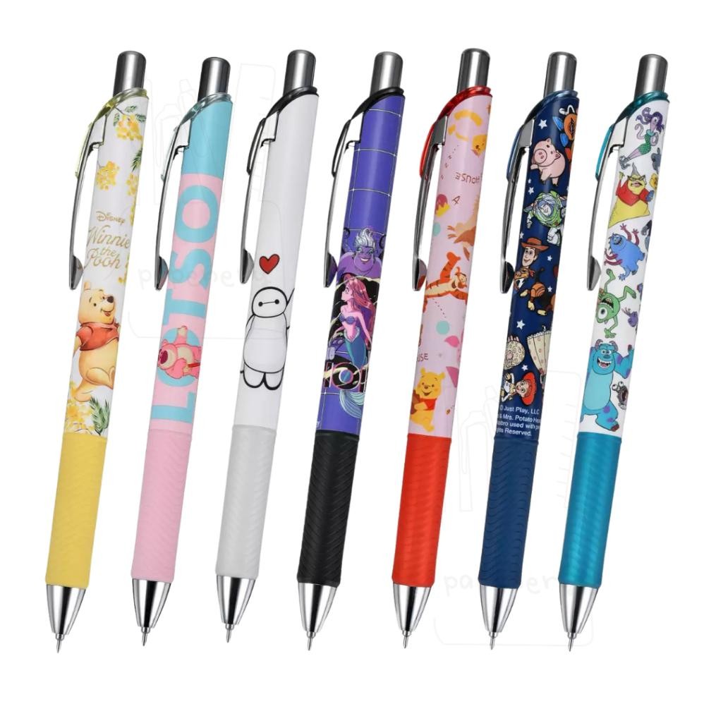 

Pentel EnerGel Disney Store Winnie the Pooh Toy Story Monster Inc 0.5mm Gel Pen Limited Edition