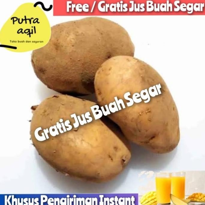 

Kentang Dieng Asli Segar Fresh Sayur Sayuran Murah Terjangkau 500gr