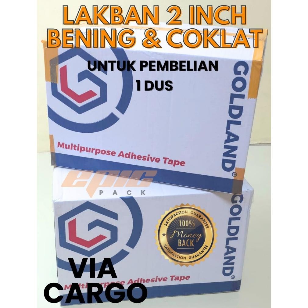 

CARGO LAKBAN GOLDLAND GARANSI UKURAN FULL 100% / LAKBAN BENING COKLAT 2 INCH / LAKBAN 500YARD / LAKBAN 300YARD / LAKBAN 200YARD / LAKBAN 100YARD / LAKBAN 90YARD / LAKBAN 72YARD / LAKBAN 50METER AST