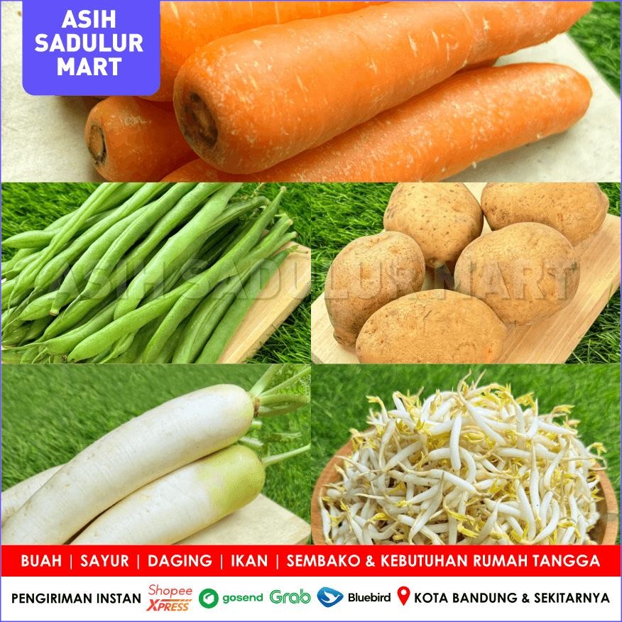 

Wortel Segar 500gr 1kg / Kentang / Buncis / Toge / Lobak Sayur Segar Promo Bandung | Sayuran Asih Sadulur Mart