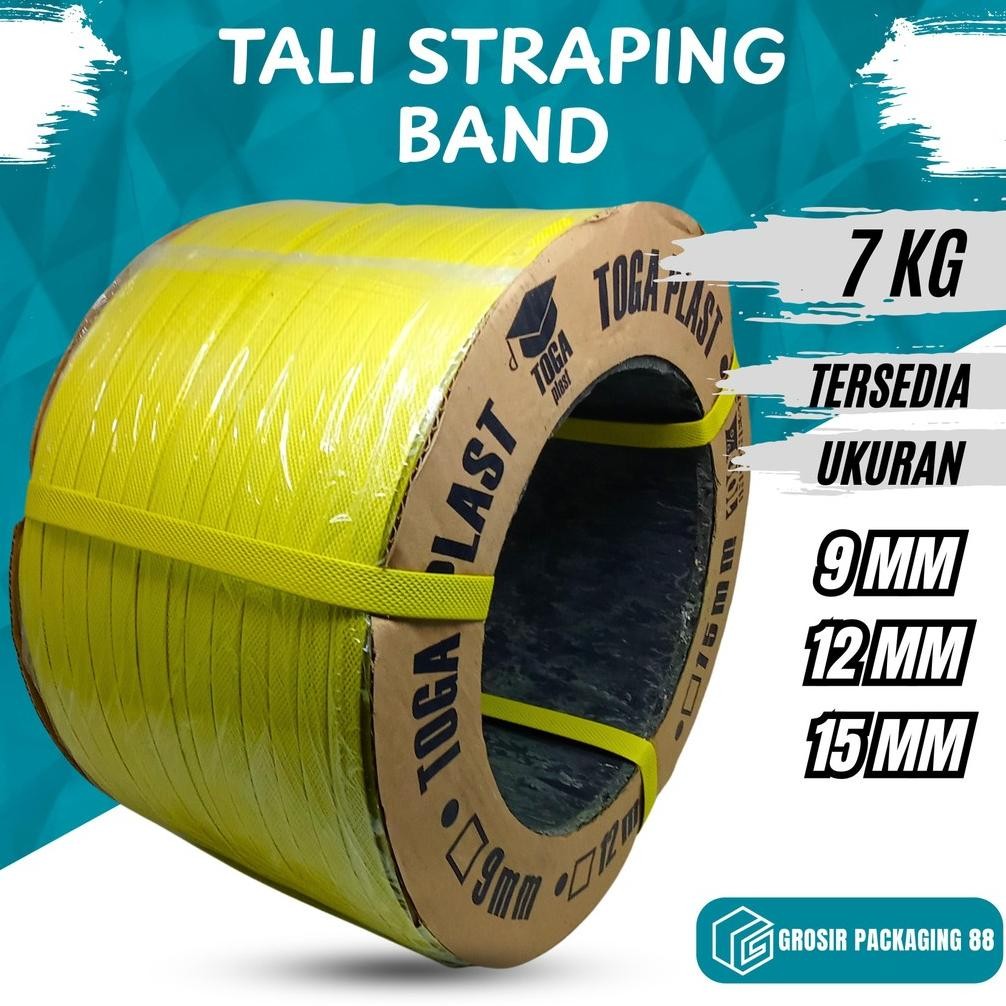 

Tali Strapping Band 9MM 12MM 15MM 7KG Tali Klem Packing Dus Karton Kuat Anti Jebol Heavy Duty AST