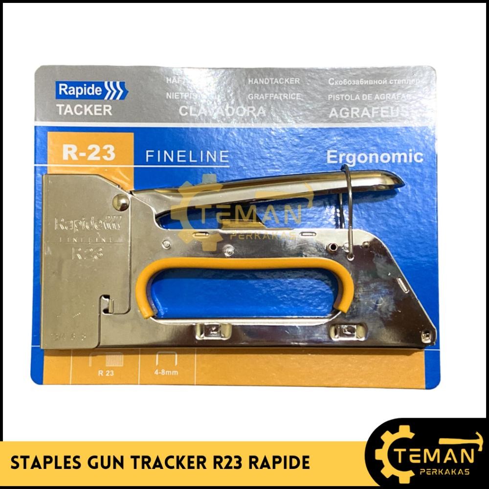

Staples Gun Tacker Hekter R23 Rapide / R-23 Stepler Tembak Manual AST