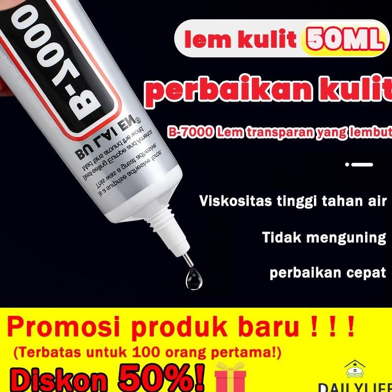 

Lem Kuat Serbaguna Power Glue Strong Adhesive 50 ML - B-7000 - Transparent AST