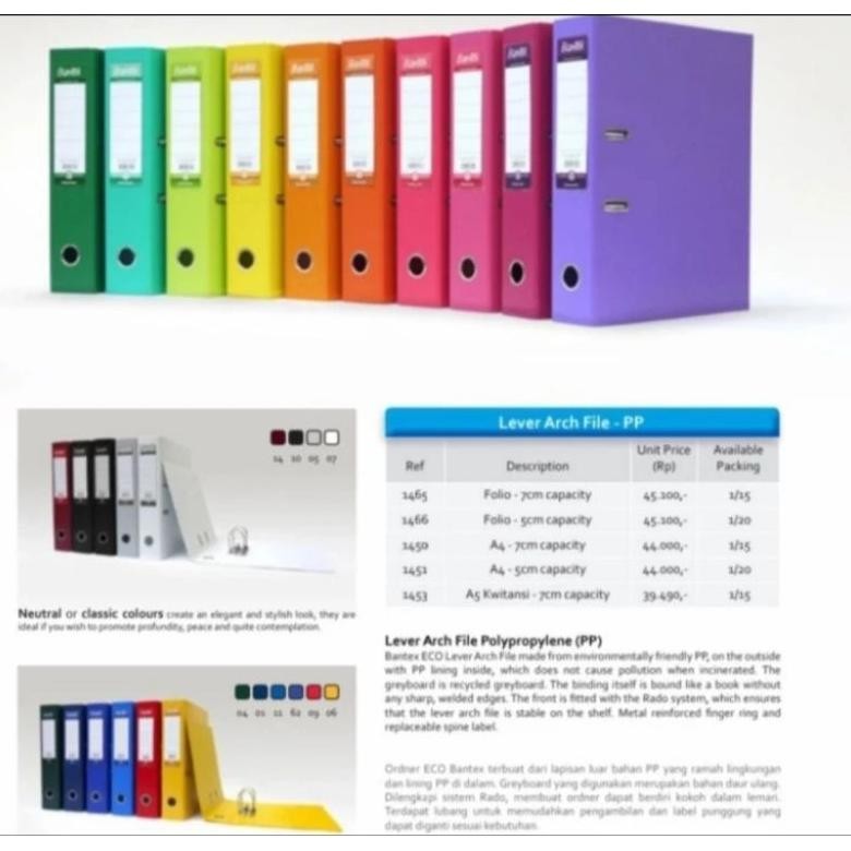 

odner bantex folio 1465 / 7cm (f4) AST