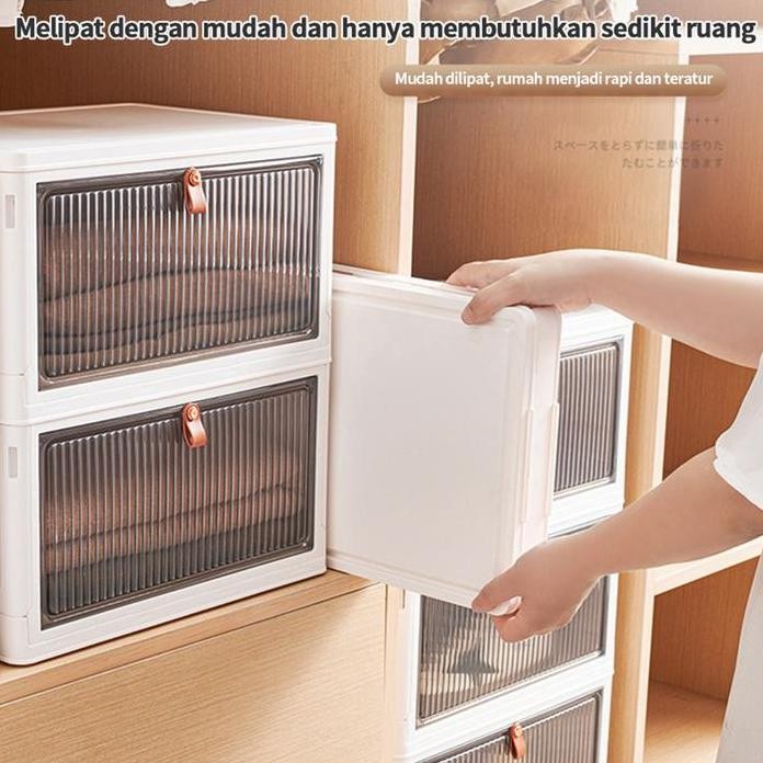 

Terlaris 2/3/4/5/6 Lapisan Kotak Penyimpanan Sepatu Lipat Dengan Roda Kotak Penyimpanan Sepatu Yang Dapat Ditumpuk Rak Penyimpanan Putih