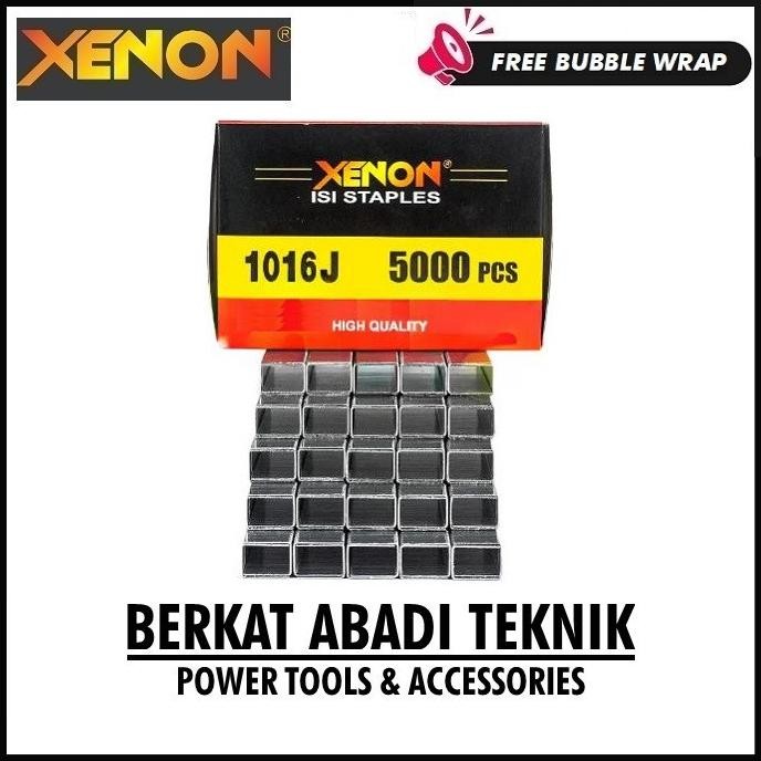 

XENON 1016J Isi Staples Mesin Paku Tembak U Mata Air Nailer Nail Gun Angin Stapler Jok Motor 1016 J AST