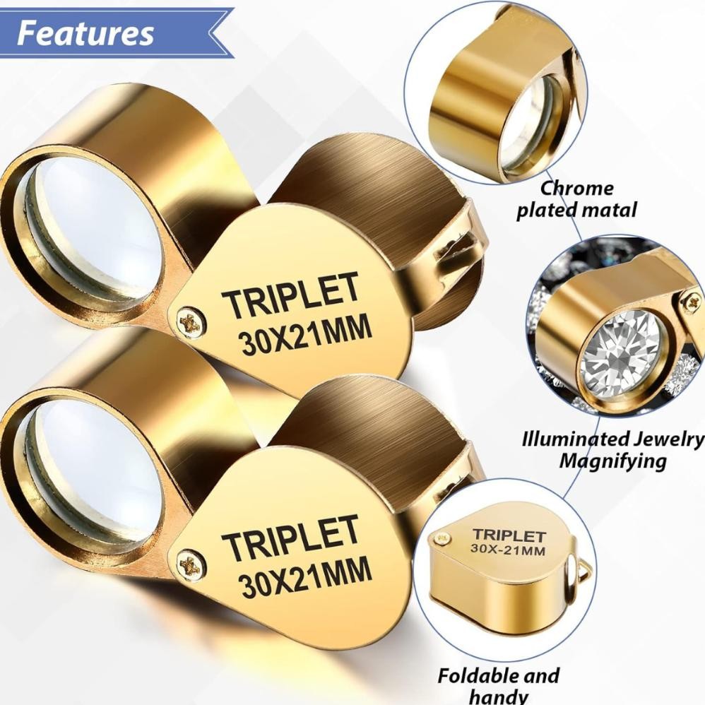 

KACA PEMBESAR 30X LOUPE TRIPLET 21 MM DENGAN KOTAK AST