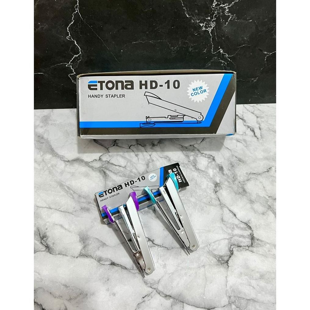 

12 pcs Staples Steples Stepler Stapler Mesin ETONA HD-10 ESCO EP-10 Warna Random AST