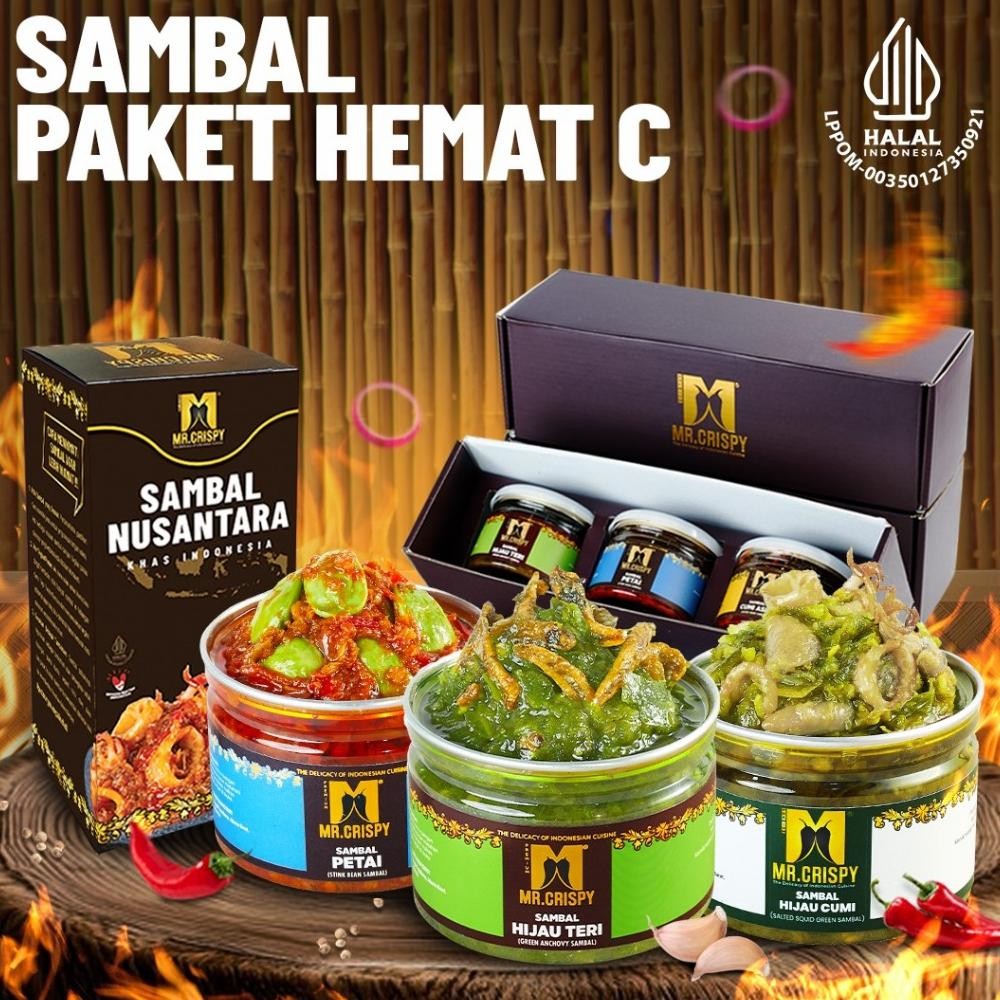 

Paket Sambal Hemat Mr. Crispy Pedes Cabai Tinggi
