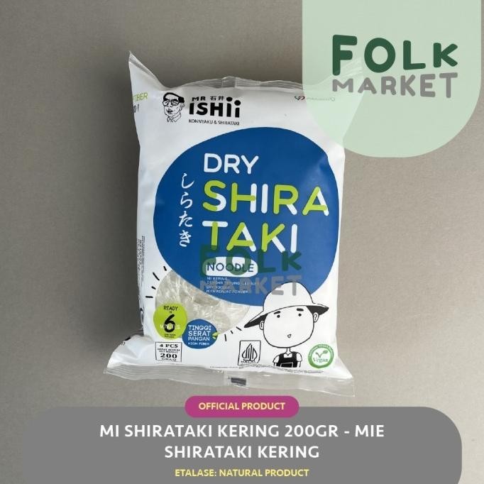 

(Expert) MR. ISHII Mie Kering Shirataki / Dry Blue Shirataki 250Gr
