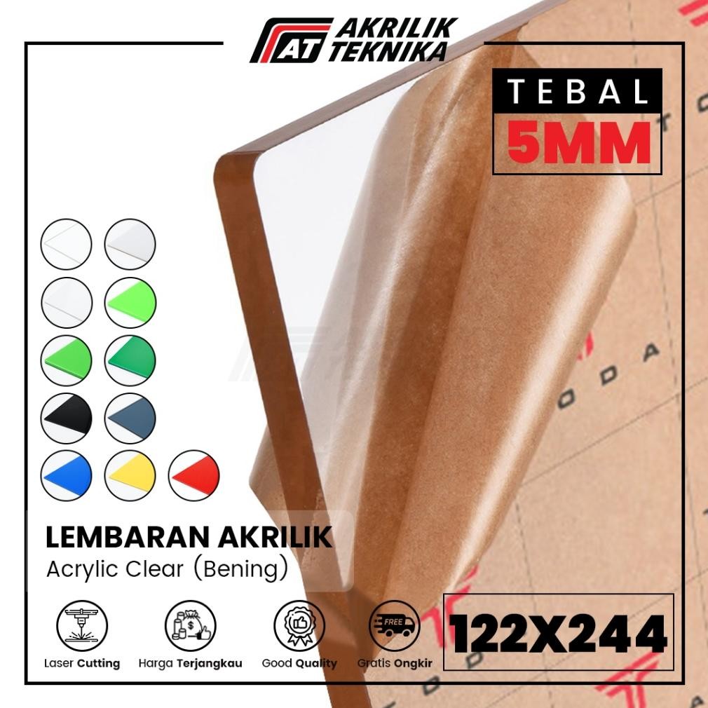 

TODAAkrilik 122 x 244 5mm Warna Biru Merah Hijau Hitam Putih Bening Lembaran Acrylic Sheet AST