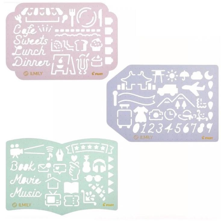 

Pilot ILMILY 'I Like Me, I Like You' 3rd Series Planner Drawing Template Illustrations Limited Edition AST