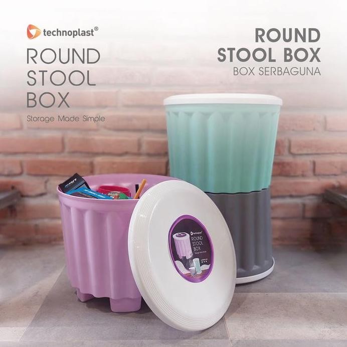 

Terlaris Round Stool Box / Box Serbaguna