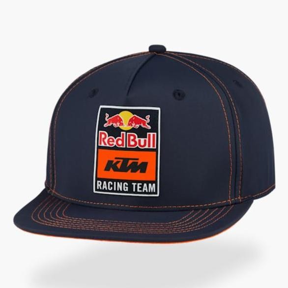 Red Bull KTM MotoGP 2023 Carve Flat Cap. Topi Unisex