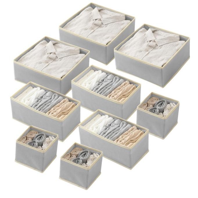 

Terlaris 9 Pack Drawer Organizers For Clothing, Dresser Drawer Organizer Clothe